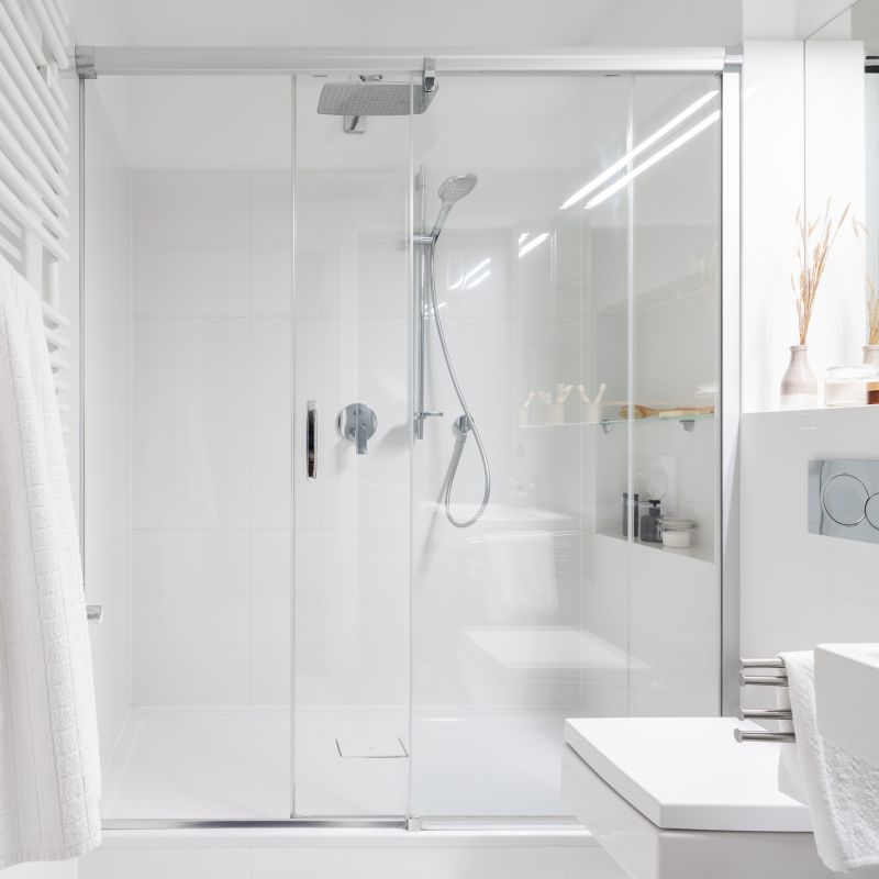 Modern Shower with Fixtures